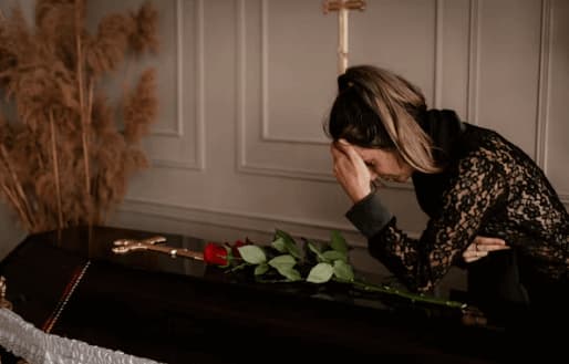 grieving mother who lost a child