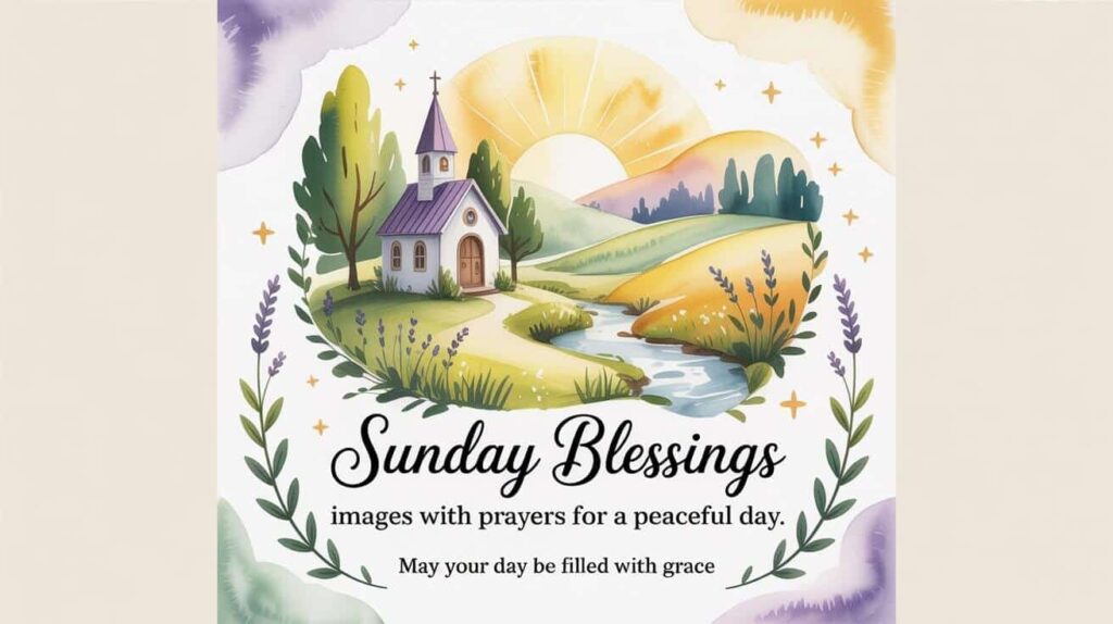 Sunday Blessings Images with Prayers for a Peaceful Day