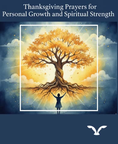 Watercolor illustration of a person standing before a glowing, golden-leaved tree with strong roots, reaching skyward