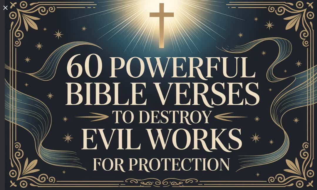 Read more about the article 60 Powerful Bible Verses to Destroy Evil Works for Protection