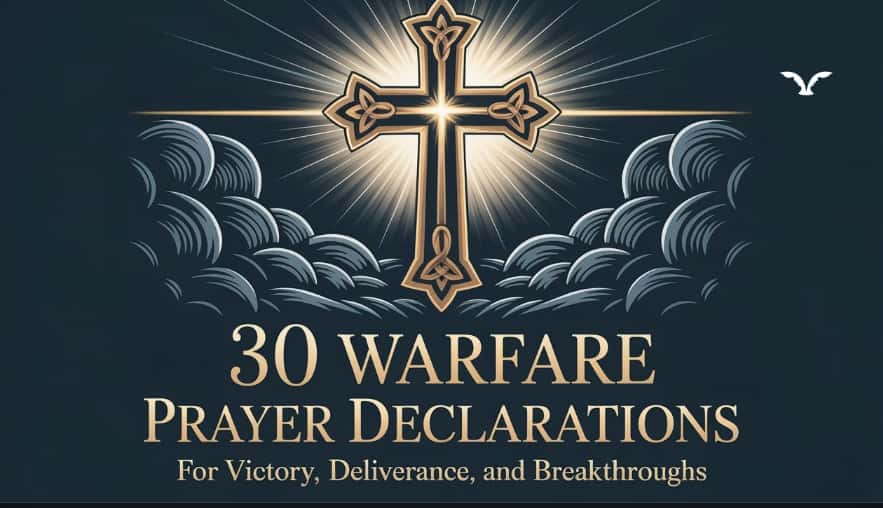Read more about the article 30 Warfare Prayer Declarations for Victory, Deliverance, and Breakthroughs